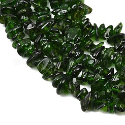 Natural Green Diopside Beads Strands&nbsp;G-P615-B01-01