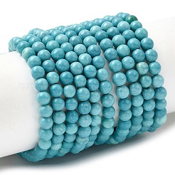 Dyed Natural Magnesite Beads Strands&nbsp;G-A323-A01-4mm