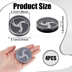 4Pcs Plastic Watch Dial Storage Boxes&nbsp;CON-UN0001-14
