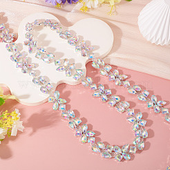 1 Yard Iron Rhinestone Strass Chains&nbsp;FIND-PJ0001-42