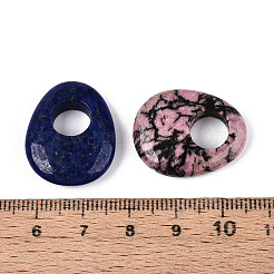 Natural & Synthetic Mixed Gemstone Pendants&nbsp;G-T144-09M