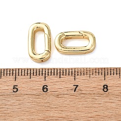 Brass Spring Gate Rings&nbsp;KK-G548-07A-G