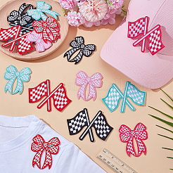 18Pcs 9 Styles Embroidered Cloth Patch&nbsp;PATC-WR0001-14