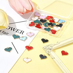 30Pcs Alloy Enamel Charms&nbsp;ENAM-FS0002-68