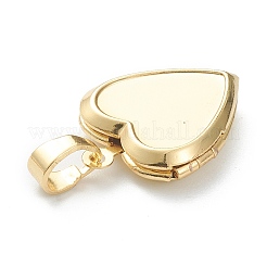 Brass Locket Pendants&nbsp;X-KK-P199-12G