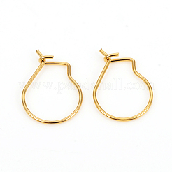 304 Stainless Steel Hoop Earrings&nbsp;STAS-I149-11G