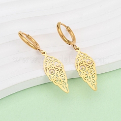 304 Stainless Steel Hoop Earrings&nbsp;EJEW-F393-17G