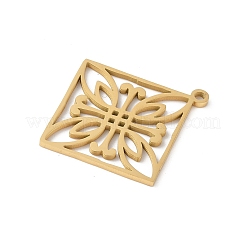 304 Stainless Steel Pendants&nbsp;STAS-G355-09G