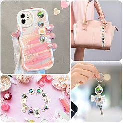 60Pcs 10 Styles Acrylic Beads&nbsp;MACR-CA0001-39