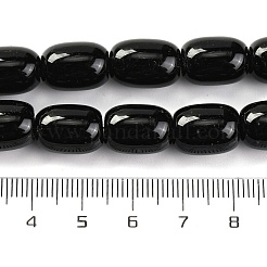 Dyed & Heated Natural Black Onyx Beads Strands&nbsp;G-G177-G01-01
