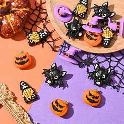 8Pcs 4 Styles Halloween Food Grade Silicone Focal Beads&nbsp;SIL-YW0002-17