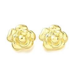Brass Stud Earrings for Women&nbsp;LS-EJEW-F365-03LG