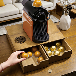 Desktop Wood File Storage Boxes with Double Drawer&nbsp;CON-WH0089-267
