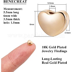 Brass Beads&nbsp;KK-BC0004-18G