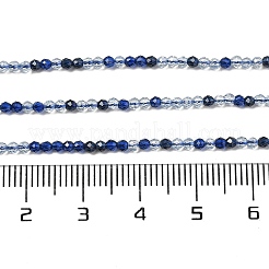 Transparent Glass Beads Strands&nbsp;GLAA-H027-01B