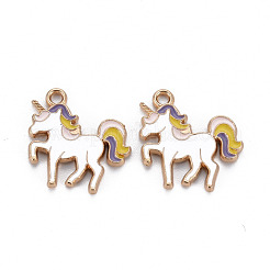 Alloy Enamel Pendants&nbsp;ENAM-N055-019C-NR