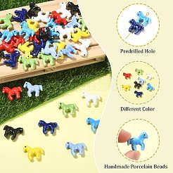 1Bag Handmade Porcelain Beads&nbsp;PORC-CJ0001-55