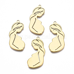 Ion Plating(IP) 201 Stainless Steel Pendants&nbsp;STAS-N098-069LG