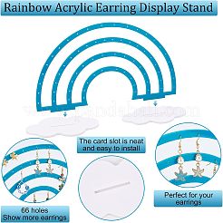 Acrylic Earring Display Stands&nbsp;EDIS-WH0029-11A