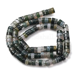 Natural Moss Agate Beads Strands&nbsp;G-M420-A14-01