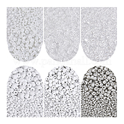 4200Pcs 6 Styles Glass Seed Beads&nbsp;SEED-PH0002-55