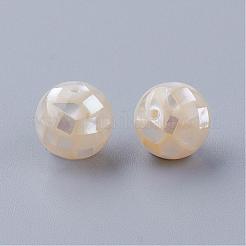 Natural White Shell Beads&nbsp;SSHEL-Q298-12mm-08