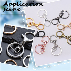 Alloy Keychain Clasps&nbsp;FIND-SP0002-83B
