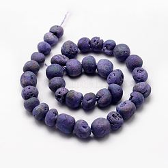Electroplated Natural Quartz Crystal Beads Strands&nbsp;G-K174-02D