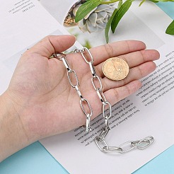 Iron Paperclip Chains&nbsp;CH-R026-19x8mm-P
