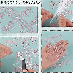 1 Bag Acrylic Rhinestone Stickers Paper Sheets for Craft&nbsp;DIY-CP0013-54
