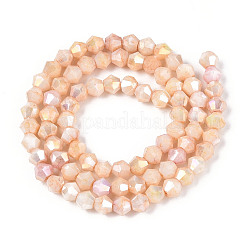 Ombre Effect Dyed Glass Beads Strands&nbsp;GLAA-T025-4mm-09