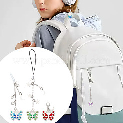 Plastic Mobile Straps & Mobile Dustproof Plugs & Pendant Decorations Kits&nbsp;HJEW-OC00043