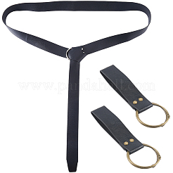 1Pc PU Leather Wrap Around Chain Belts&nbsp;AJEW-CL0003-70B