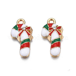 Rack Plating Alloy Enamel Pendants&nbsp;ENAM-N055-157