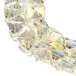 Electroplate Glass Beads Strands&nbsp;EGLA-P066-02A-FR01