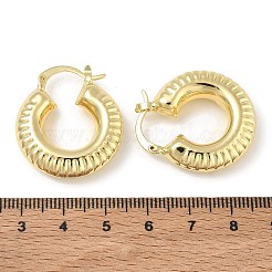 Brass Hoop Earrings for Women&nbsp;KK-CBAD851-40G