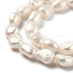 Natural Cultured Freshwater Pearl Beads Strands&nbsp;PEAR-L033-38D-01A