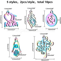 201 Stainless Steel Pendants&nbsp;STAS-AR0001-02