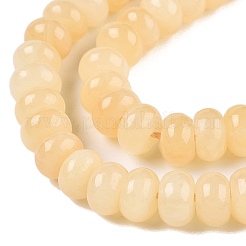 Natural Yellow Jade Beads Strands&nbsp;G-T138-74B