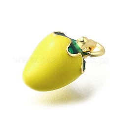 Brass with Enamel Charms&nbsp;KK-Q066-01A-G