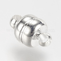 Brass Magnetic Clasps with Loops&nbsp;X-KK-H361-S-NR