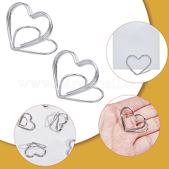 32Pcs Mini Iron Place Card Holders&nbsp;ODIS-SP0001-08P