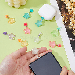 14Pcs 7 Colors Plastic Mobile Dustproof Plugs&nbsp;HJEW-DC00082