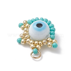 Glass Seed Bead Pendants&nbsp;PALLOY-MZ00952