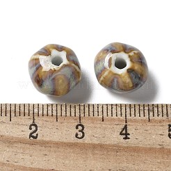 Vintage Porcelain Pumpkin Beads&nbsp;PORC-L080-H20