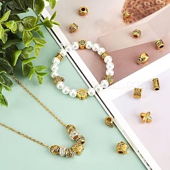 108Pcs 18Style Alloy European Beads&nbsp;MPDL-NB0001-11