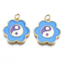 Brass Enamel Pendants&nbsp;KK-Q769-009-NF