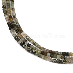 Natural Green Rutilated Quartz Beads Strands&nbsp;G-RM2025-C38-A