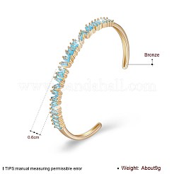 Classic Brass Cuff Bangles&nbsp;BJEW-BB32088-A
