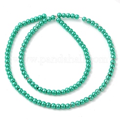 Electroplate Glass Beads Strands&nbsp;EGLA-C007-10C